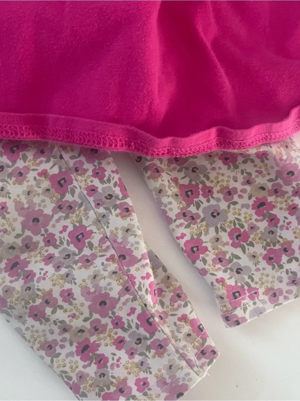 Smock Candy Baby Girl Pink Tunic Floral Leggings 12m Knit Soft Fall